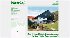 Desktop Screenshot of duererhof.com