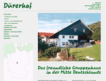 Tablet Screenshot of duererhof.com
